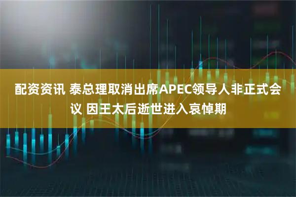 配资资讯 泰总理取消出席APEC领导人非正式会议 因王太后逝世进入哀悼期